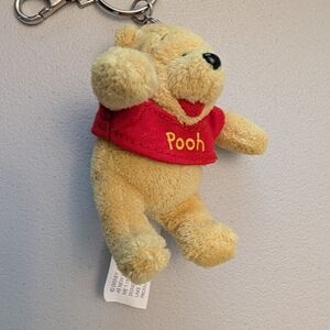 Vintage Disney Parks Authentic Winnie The Pooh Keychain Swivel Clasp
